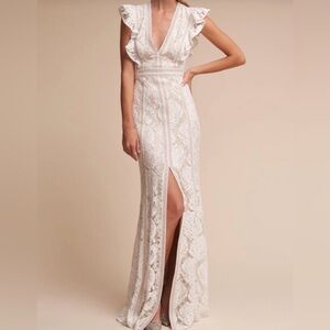 BHLDN Tadashi Shoji Placid Wedding Gown